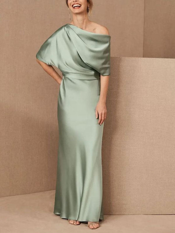 Temperament Strapless Elegant Satin Women's Gowns