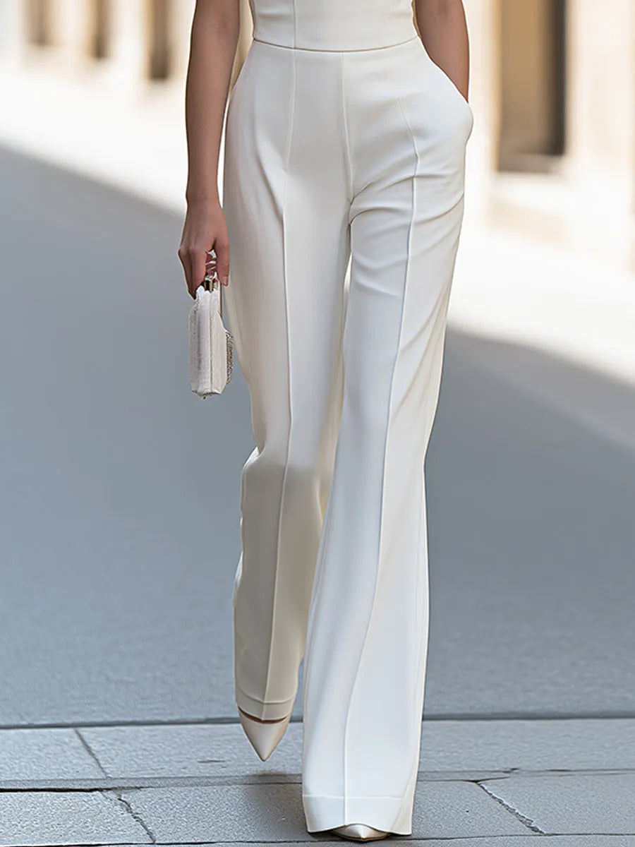 Patchwork Tulle Short-sleeved Jumpsuit
