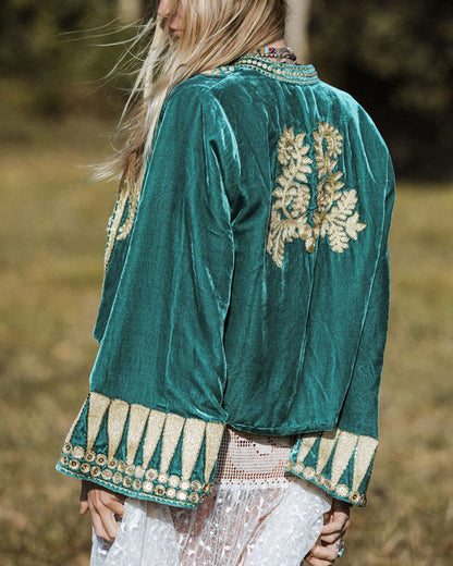 Queen Of Hearts Velvet Jacket