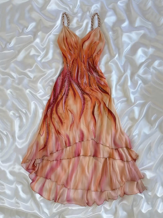 Vestido de conto de fadas lindo🧚🏻