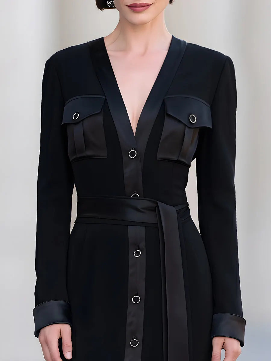 Utility Belted Midi Dress