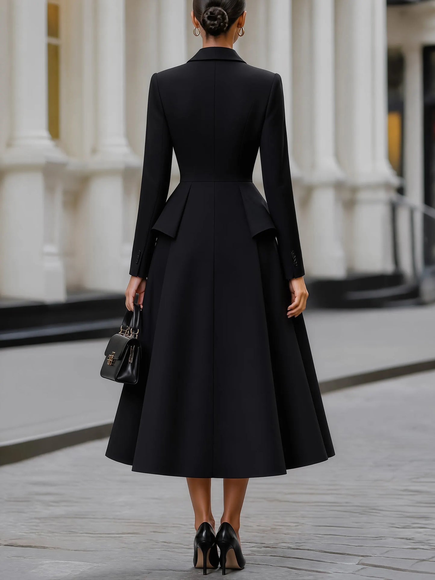 Tailored Blazer A-Line Dress