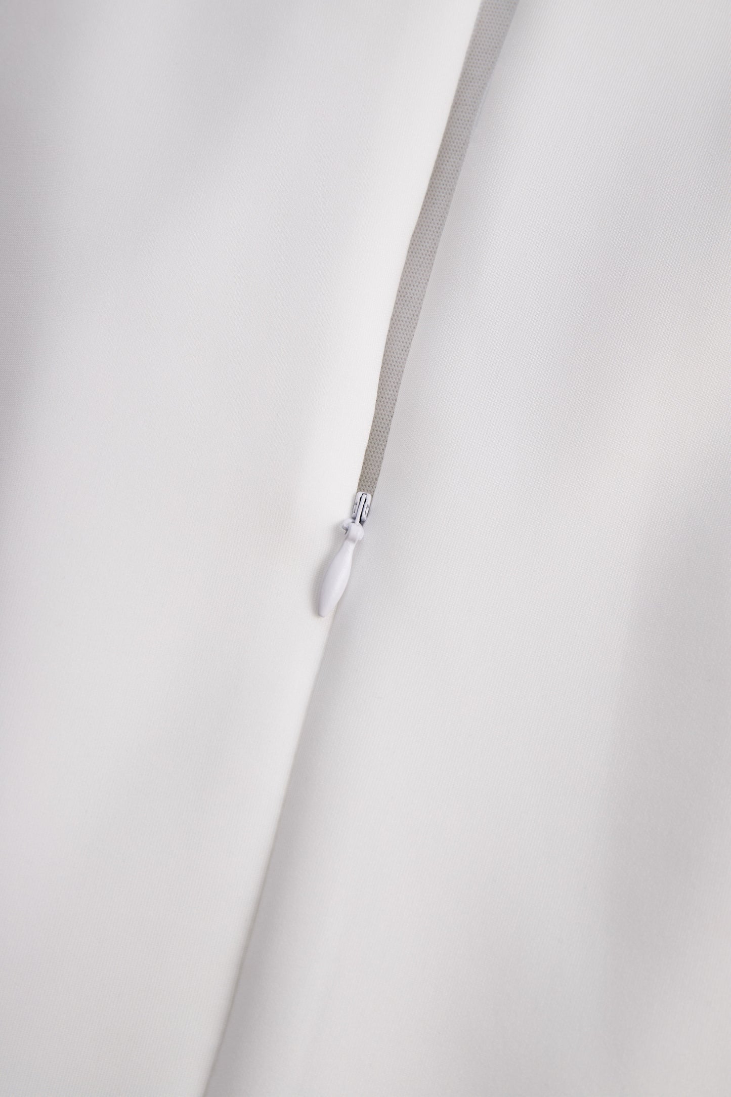 Elegant White Tailored Wrap Dress